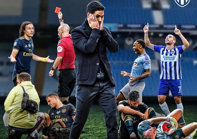 Matteo Guendouzi 'has been EXILED from Arsenal first-team training since Brighton defeat with Mikel Arteta furious at midfielder's attitude - Bóng Đá