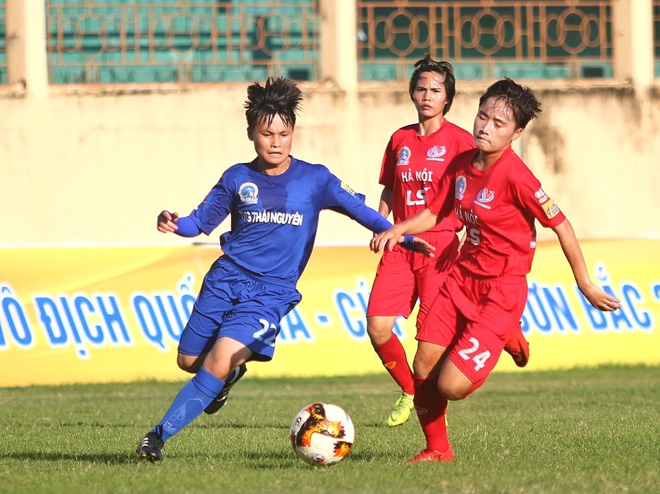 Giải VĐQG nữ 2019: Đại thắng TNG Thái Nguyên, Hà Nội gia nhập nhóm đầu - Bóng Đá