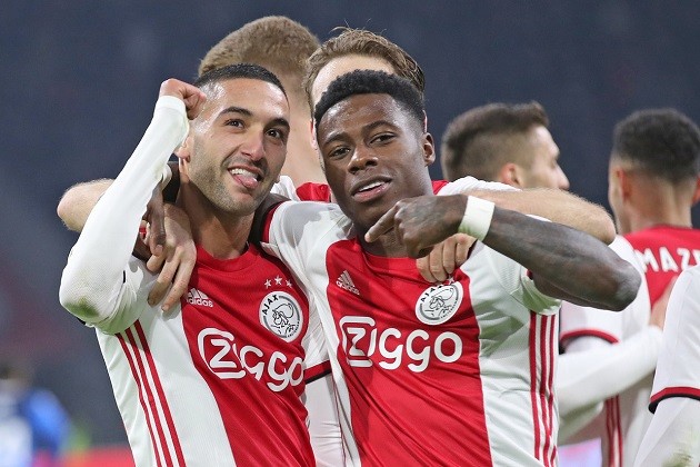 Ziyech gives Promes and Mazraoui a wonderful farewell gift - Bóng Đá