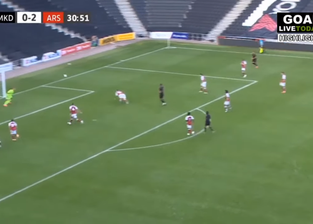 Ảnh MK Dons 1-4 Arsenal - Bóng Đá