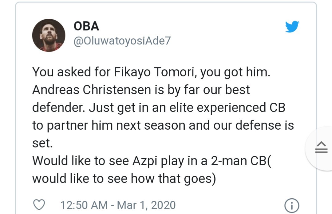 Chelsea fans react to tomori - Bóng Đá
