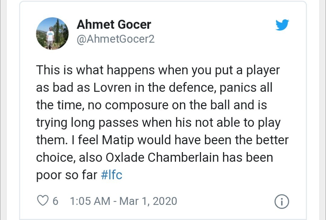 Liverpool fans slam lovren  - Bóng Đá