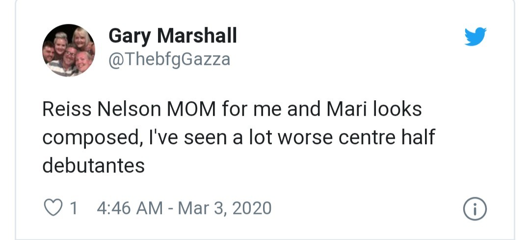 Arsenal fans react to mari - Bóng Đá