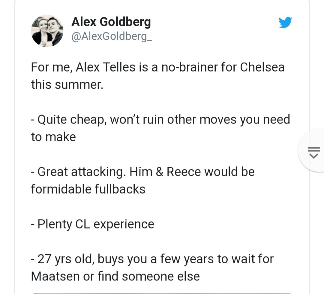 Chelsea fans react to alex telles's rumor - Bóng Đá