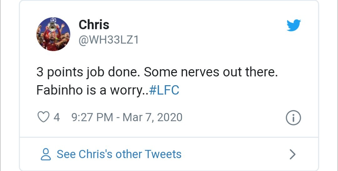 Liverpool fans react to fabinho - Bóng Đá