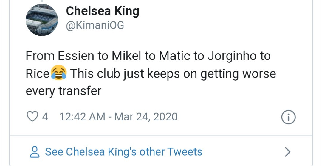 chelsea fans react to Declan Rice transfer - Bóng Đá