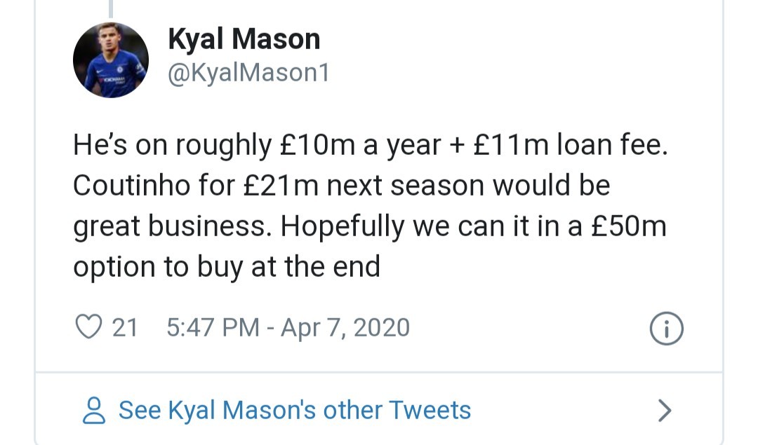 Chelsea fans react to coutinho loan - Bóng Đá