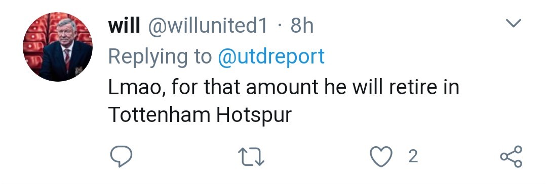 man utd fans react to kane's value - Bóng Đá