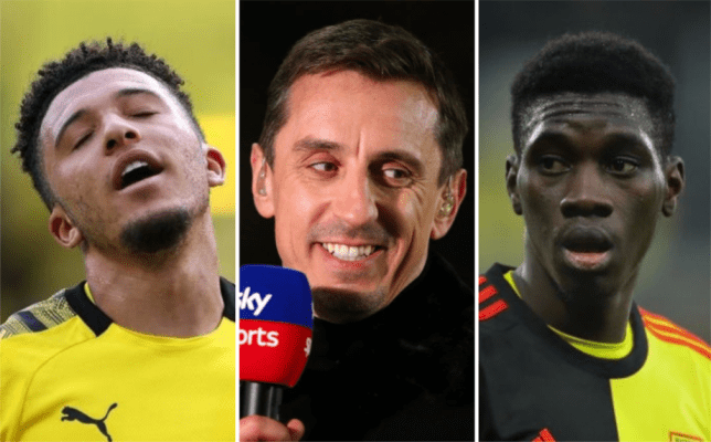 Gary Neville suggests Manchester United should sign Ismaila Sarr as Jadon Sancho alternative - Bóng Đá