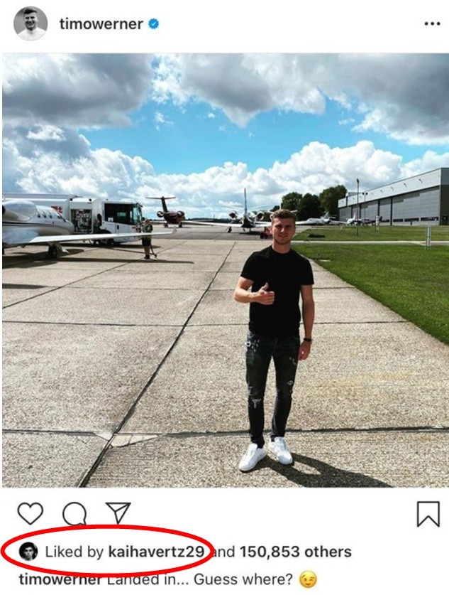 Kai Havertz drops transfer hint as Timo Werner arrives for Chelsea’s final Premier League game  - Bóng Đá