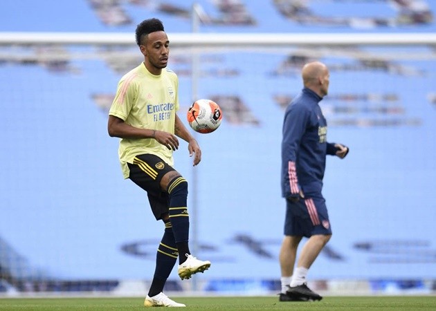 Pierre-Emerick Aubameyang apologises to Arsenal fans after Manchester City defeat - Bóng Đá