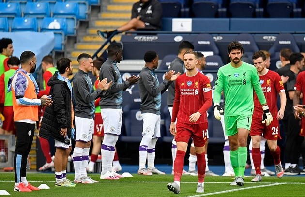 ảnh sau trận Man City vs Liverpool - Bóng Đá