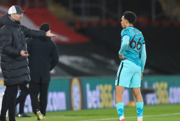 CĐV Liverpool chỉ trích Trent Alexander-Arnold sau trận Southampton - Bóng Đá