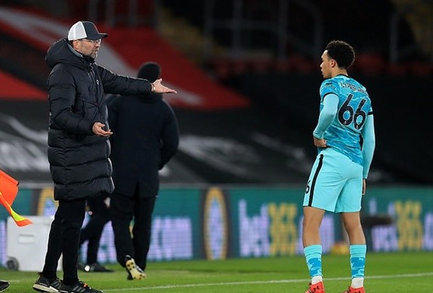 Thống kê tệ hại của TAA trước Southampton - Bóng Đá