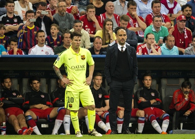 Pep Guardiola 'in constant contact with Lionel Messi' - Bóng Đá