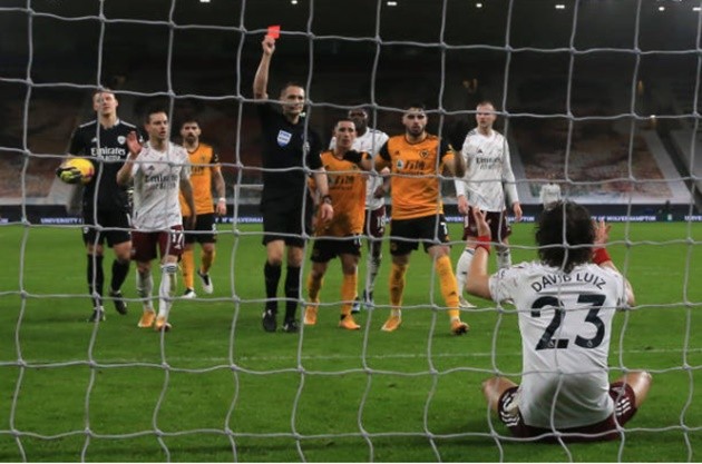 John Terry speaks out after David Luiz’s red card in Arsenal’s defeat to Wolves    - Bóng Đá