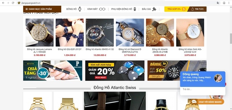 Ưu đãi giảm giá lên đến 25% Tuần lễ trải nghiệm mua sắm đỉnh cao với Đồng Hồ - Kính Mắt Đăng Quang - Bóng Đá