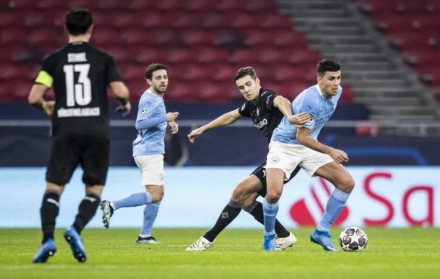 13 thống kê Gladbach 0-2 Man City: Pep bắt kịp Quỷ đỏ; The Citizens quá 