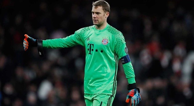 Bayern Munich goalkeeper Manuel Neuer: 