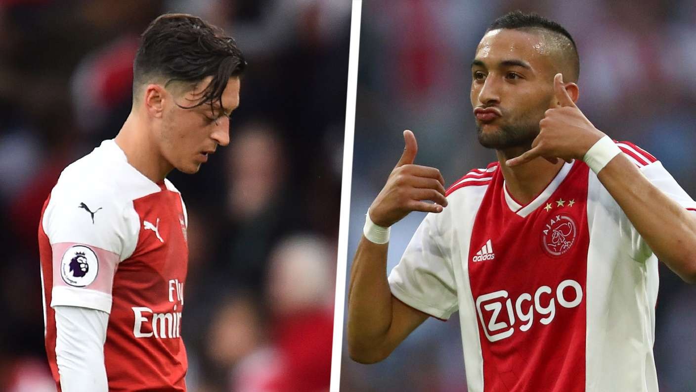 'Sell Ozil & get Ziyech for half the price!' - Arsenal ignoring Ajax chief Overmars' transfer advice - Bóng Đá