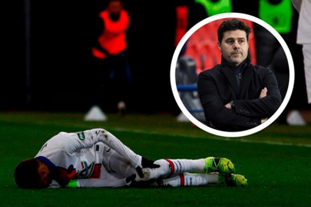 Pochettino ponders 'lack of protection' for Neymar after PSG star's worrisome adductor injury - Bóng Đá