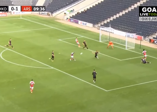 Ảnh MK Dons 1-4 Arsenal - Bóng Đá