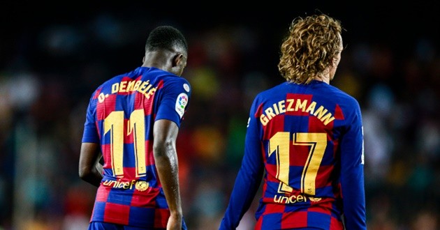 Manchester United and Chelsea remain interested in Barcelona winger Ousmane Dembele, according to reports. - Bóng Đá
