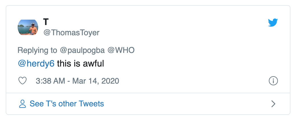 Backlash after Paul Pogba tweet incredibly unjust - Bóng Đá