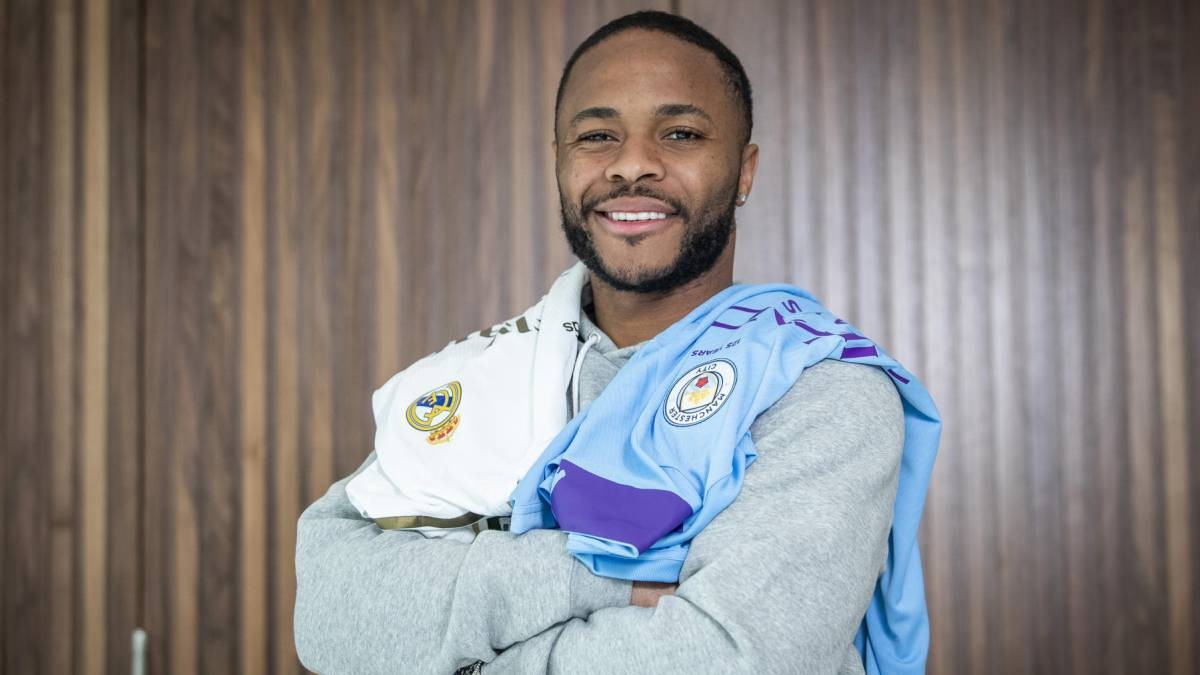 Man City manager Pep Guardiola reacts to Raheem Sterling's Real Madrid photo shoot - Bóng Đá