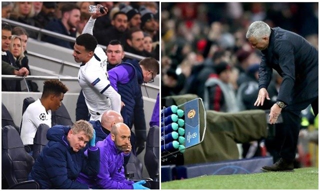Dele Alli ném chai nước - Bóng Đá