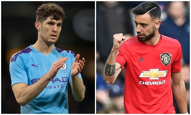 John Stones warns Bruno Fernandes he is a marked man ahead of Manchester derby - Bóng Đá