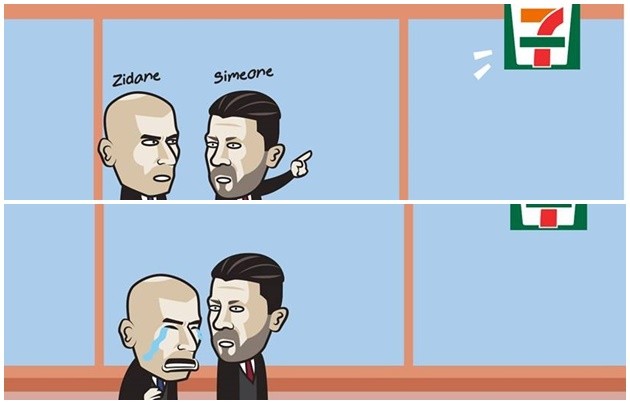 Ảnh chế Real thua Atiletico - Bóng Đá