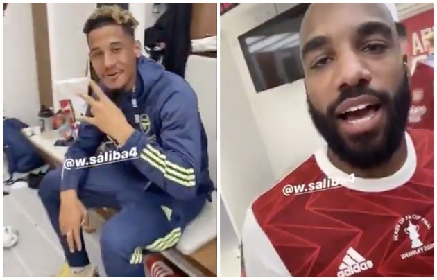 Pierre-Emerick Aubameyang tells off Alexandre Lacazette after Arsenal FA Cup win - Bóng Đá