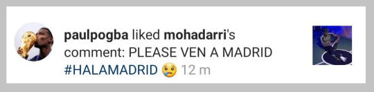 Manchester United fans turn on Paul Pogba again after he ‘likes’ Real Madrid comment on Instagram - Bóng Đá