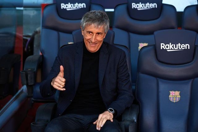 “He is a coward”:These Barcelona fans turn against Quique Setien after a disappointing draw with Atletico Madrid - Bóng Đá