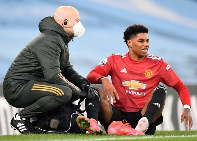 Solskjær on Rashford's injury: 