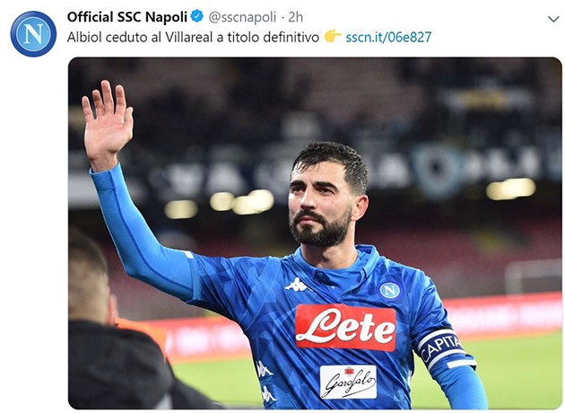 CHÍNH THỨC: Raul Albiol nói lời tạm biệt Napoli - Bóng Đá