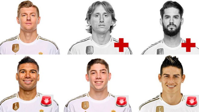 Real Madrid's midfield crisis deepens: Only Kroos is 100 percent fit - Bóng Đá