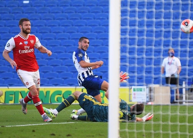 Toàn cảnh drama 'siêu to khổng lồ' ở trận Brighton 2-1 Arsenal - Bóng Đá
