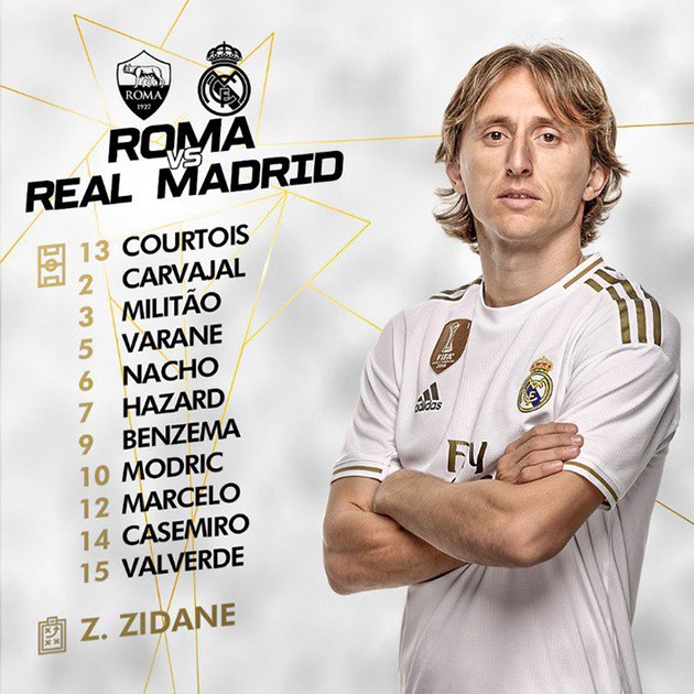 ảnh trận Roma - Madrid - Bóng Đá