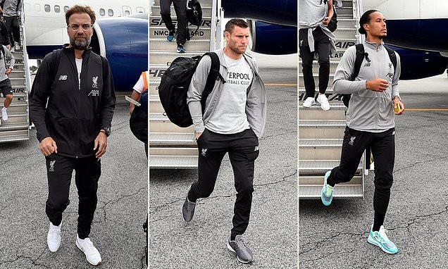 Ảnh Liverpool đáp xuống New York City - Bóng Đá