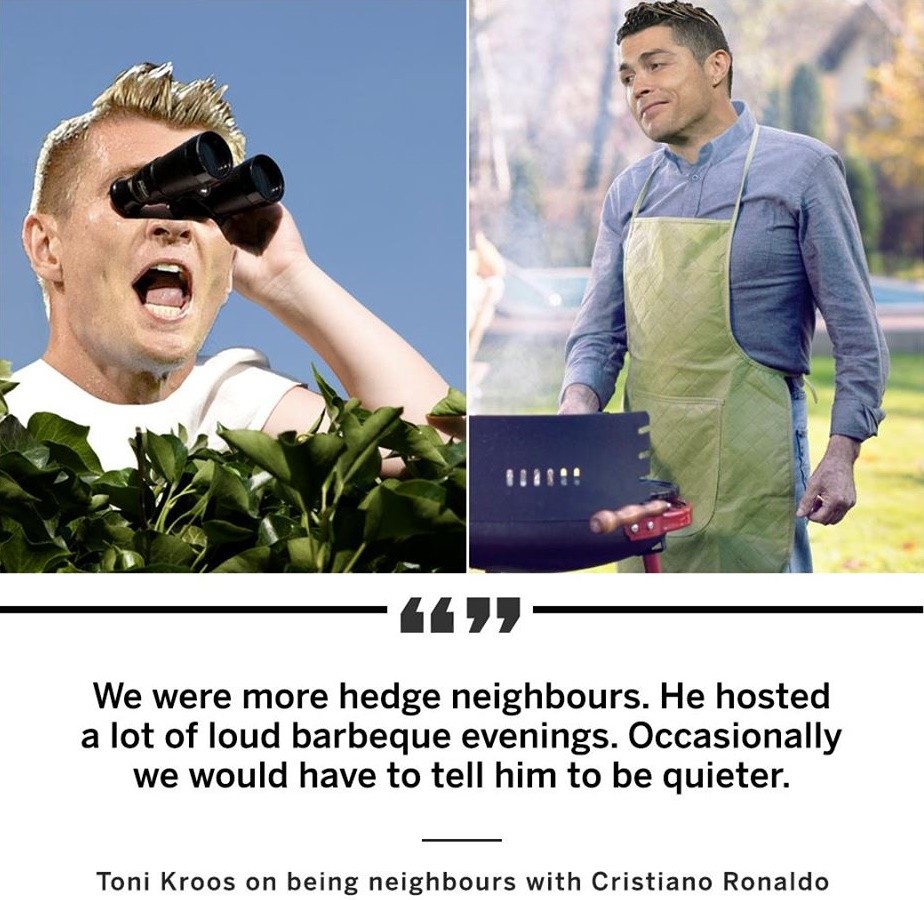 Kroos on Ronaldo BBQ - Bóng Đá