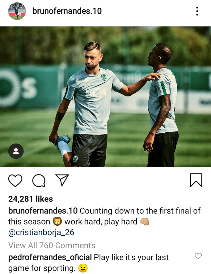 Bruno Fernandes confirms playing last game for Sporting Lisbon - Bóng Đá