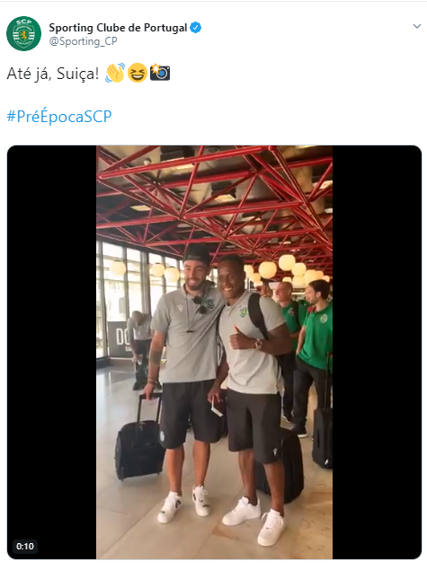Bruno Fernandes on the Sporting's flight for summer tour - Bóng Đá