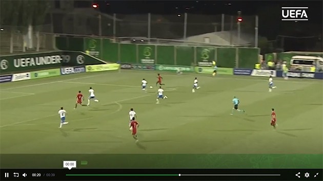 ảnh: đàn em Ronaldo vùi dập Azzurrini - Bóng Đá