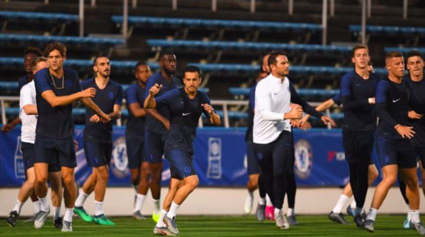 Ảnh Pulisic tập với Chelsea - Bóng Đá