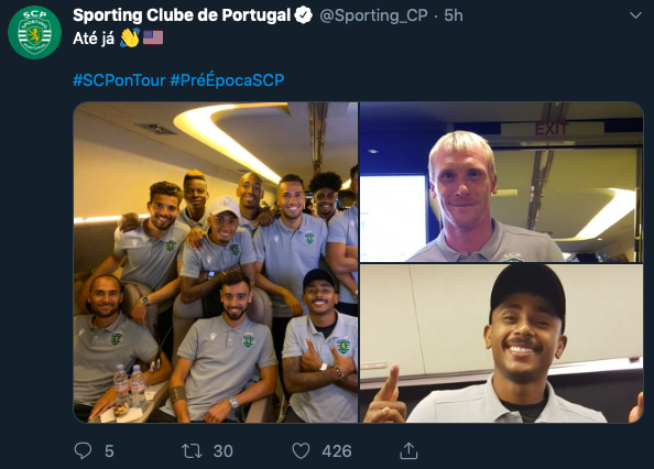Ảnh Bruno Fernandes đáp chuyến bay sang Mỹ - Bóng Đá