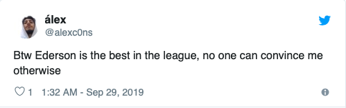 ‘Miles better than De Gea’ and ‘Alisson could never’ – These fans believe City’s Ederson is the best goalkeeper in the league - Bóng Đá