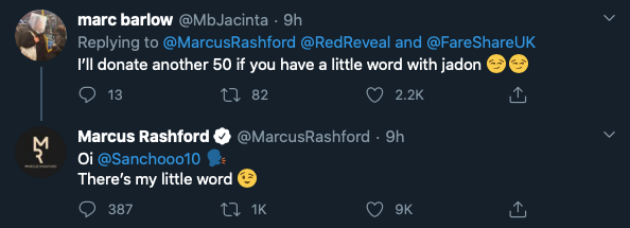 Marcus Rashford accepts challenge to convince Jadon Sancho to make Manchester United transfer - Bóng Đá