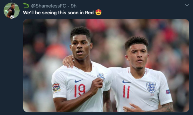 Marcus Rashford accepts challenge to convince Jadon Sancho to make Manchester United transfer - Bóng Đá